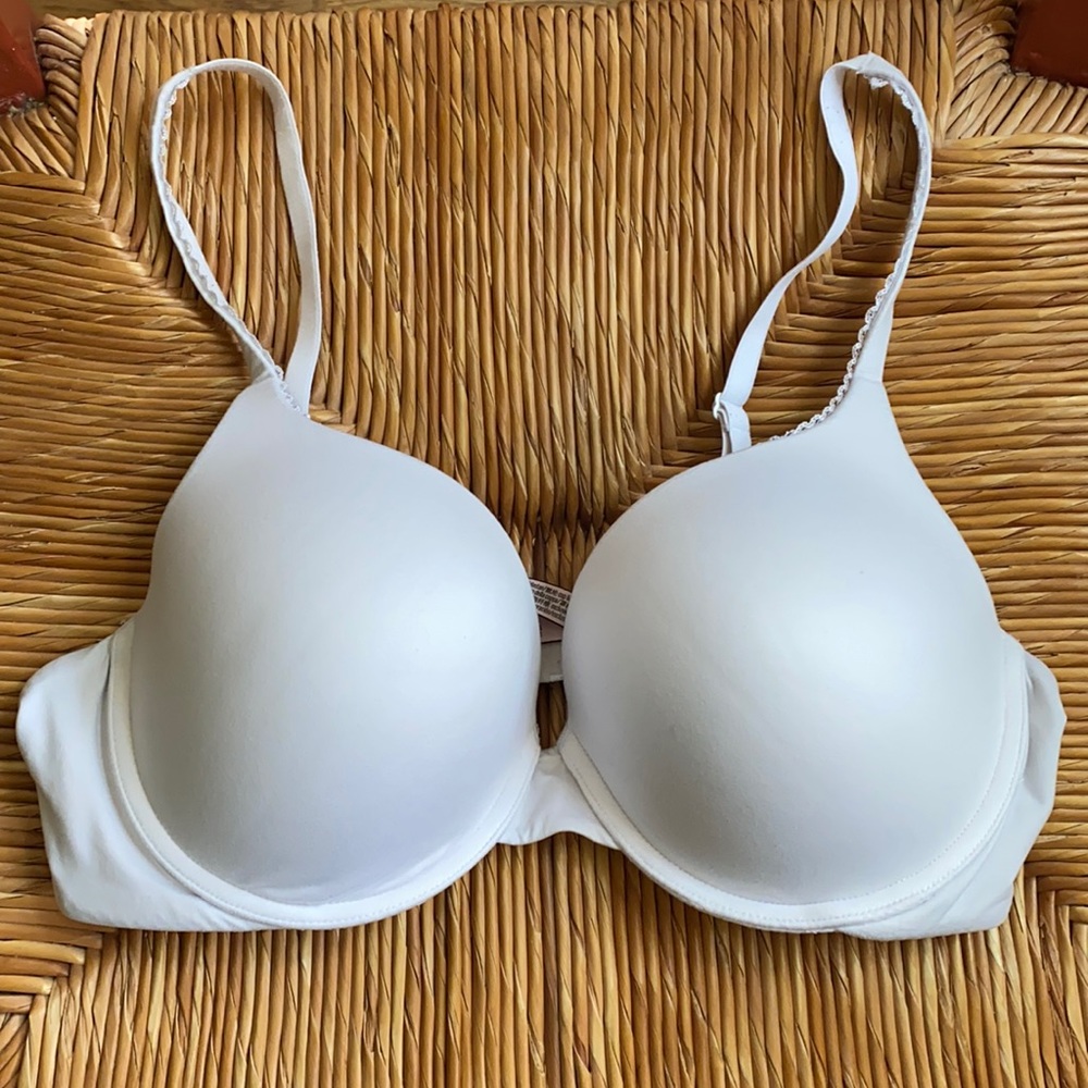 Body By Victoria Perfect Shape Bra White Sz 38C